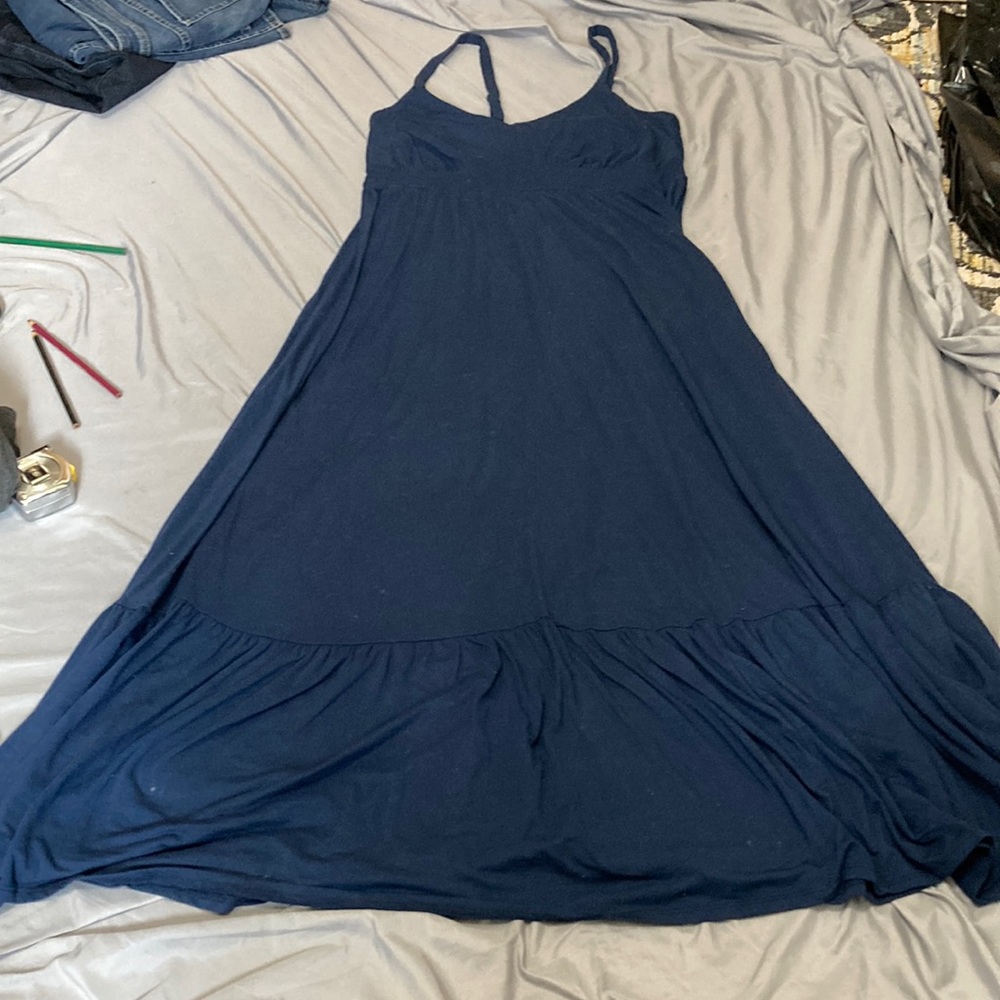 Extra long maxi dress, size 00X, length +57”